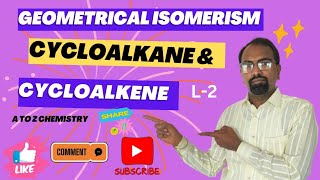 Geometrical Isomerism  Cycloalkane  Cycloalkene  JEE  NEET  By Sartale Sir [upl. by Demetria]