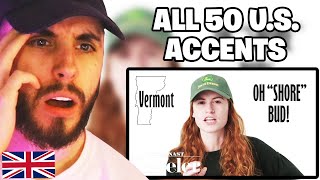 Brit Reacts to The 5 Greatest American Accents [upl. by Fotina]