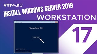 VMware Workstation  How to Install Windows Server 2019 on VMware Workstation 17 Pro [upl. by Lyrret]