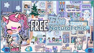 Avatar World Free Elsa House 🤍💙 Avatar World House Ideas [upl. by Nnylahs]