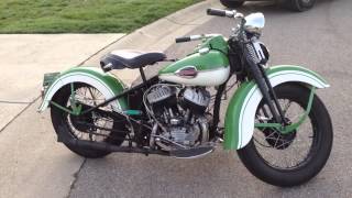 1945 Harley Davidson WL [upl. by Aleydis]