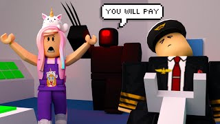 Vacation Gone Wrong Airplane Roblox Story [upl. by Korie]