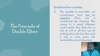 The Principle of Double Effect [upl. by Nicolette]