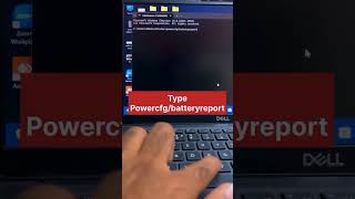 Battery Report Check batteryhealth laptopperformance [upl. by Arres]