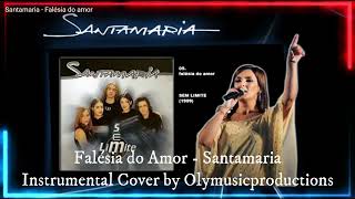 Falésia do Amor  Santamaria  Instrumental Cover by Olymusicproductions [upl. by Meenen980]