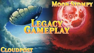 MTG Legacy 1K  R1 Cloudpost vs Moon Stompy [upl. by Ylebmik]