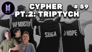 REACTION BTS  Cypher 2 Triptych [upl. by Xirdnek611]