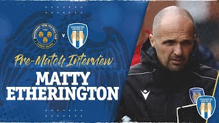 Interview  Matty Etherington On Shrewsbury Tie [upl. by Eilitan]