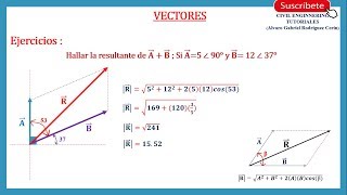 VECTORES  Suma y Resta de Vectores  Ejercicios Resueltos [upl. by Doran]