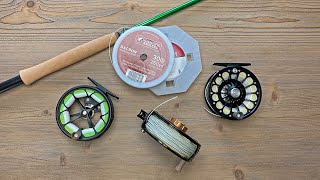 How To Spool A New Fly Reel Yourself  Quick and Easy [upl. by Dnalyag]