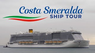 Costa Smeralda Cruise Ship Tour [upl. by Anihpesoj]