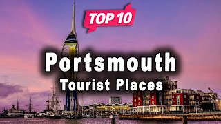 Top 10 Places to Visit in Portsmouth  England  English [upl. by Anidan]