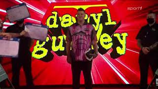 Daryl Gurney Walk on  World Matchplay 2021 Round 1 [upl. by Rydder]