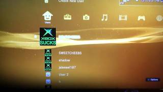 How to delete user on ps3 [upl. by Alida544]