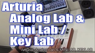 Arturia AnalogLab amp MINILAB  KEYLAB DemoampReview English Captions [upl. by Elda]