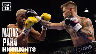 HIGHLIGHTS  Subriel Matias vs Liam Paro [upl. by Faustus170]