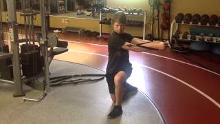 Half kneeling cable torso twist  Pursuit Physical Therapy [upl. by Annerahs729]