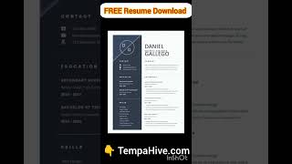 Resume Template for Graphic Designer resume templates jobs free freetemplates [upl. by Enorahs329]