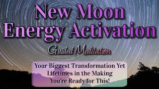 New Moon Energy Activation 💫 Transformation through Healing Technology 💫 Surrender amp Allow [upl. by Perrins]