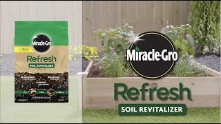 How to Use MiracleGro® Refresh™ Soil Revitalizer [upl. by Auoy804]