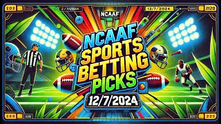 NCAAF Betting Picks for 1272024  My 8 Best College Football Betting Picks and Predictions Today [upl. by Rica]