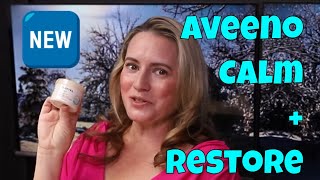 Aveeno New 🆕 Calm  Restore Redness Relief Cream Face Moisturizer Review amp How to Use [upl. by Harol434]