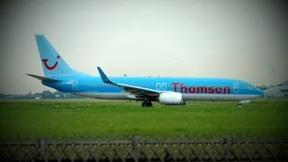 Thomson Airways  Abflug von zwei Boeing 737 Full HD [upl. by Aneehta]