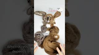 Needle felting beginners  Felting Wool thefelthub needlefelting feltingwool diycrafts felting [upl. by Nulubez988]