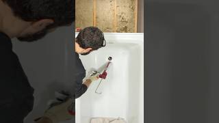 Tub Drain Installation Tips  shorts homerepairtutor [upl. by Nellda]