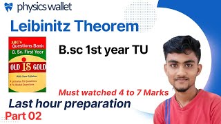 Leibnitz Theorem 02  Successive Differentiation  Bsc 1st Year TU  calculus leibnitztheorem [upl. by Greyso]