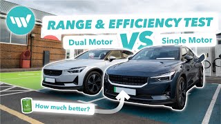 Polestar 2 Single Motor VS Dual Motor Range amp Efficiency Test… Surprising Result [upl. by Meean]