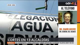 Megacorte de agua en la CDMX durará 96 hrs SACMEX  adn40 [upl. by Rhoda]