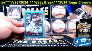 eBay2024 Topps Chrome Hobby 14 Case PYT Tuesday  7232024 [upl. by Apeed]