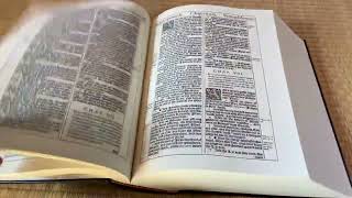 1611 King James Bible facsimile overview from the Bible museum Excellent for collectors [upl. by Iover453]