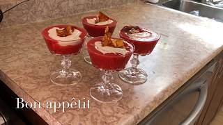 COMMENT FAIRE UN DESSERT AVEC 2 FRUITS ET LA RICOTTA🍓🍌🍨كيفاش تعملي ديسير بالفريز البنان وريكوتة [upl. by Tray]