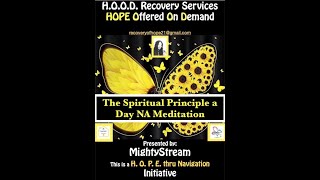 November 16th Spiritual Principle a DayNA Meditation wMightyStreamCredits NA World Svcs Inc [upl. by Jenna]