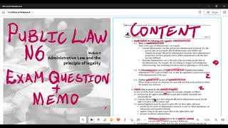 Public Law N6 Module 8 Administrative law and the principle of legality [upl. by Aralk]