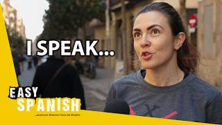 How Many Languages Do Barcelona Locals Speak  Easy Spanish 356 [upl. by Htepsle]