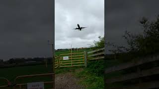 easyJet landing at Belfast international airport aldergrove [upl. by Llecrep921]