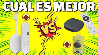 Cuál es mejor TV Box 2024 Comparativa Chromecast Google TV vs Onn 4k Streaming Box 2nd Gen Google TV [upl. by Zenda]