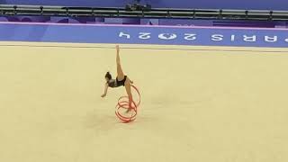 Paris Olympics Wang Zilu  Ribbon AA Final [upl. by Burkhardt]