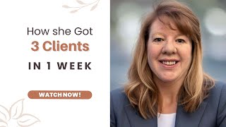 How She Got 3 new clients in the last week for her Bookkeeping Business [upl. by Shurlock]