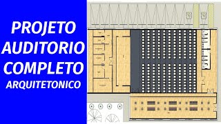 Projeto auditorio Arquitetonico parte 2 [upl. by Clarie]