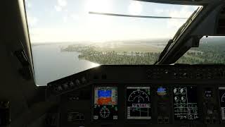 Xplane 12 E175 Landing at PHLKPHL [upl. by Elliott64]