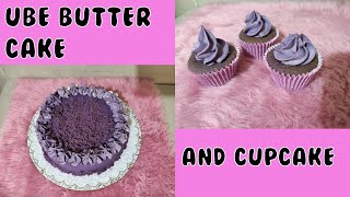 UBE BUTTER CAKE AND CUPCAKES  Pattys Sweet Treats [upl. by Oizirbaf]