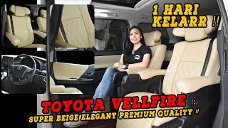 Toyota Vellfire Super beige Elegant Premium Quality ⁉️ classic 1 interior [upl. by Siwel295]