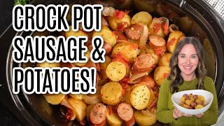 Tasty Crock Pot Sausage and Potatoes [upl. by Idell]