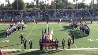 St Augustine HS Purple Knights Marching 100  2014 Pasadena Bandfest [upl. by Eelyak548]