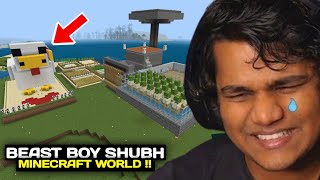 I EXPLORE BEAST BOY SHUBH MINECRAFT WORLD 🤯😱  MINECRAFT [upl. by Bartholomeo]