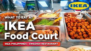 Food Tour of IKEA RESTAURANT Philippines  Budget Eats at the LARGEST Ikea in the World [upl. by Eenwahs]